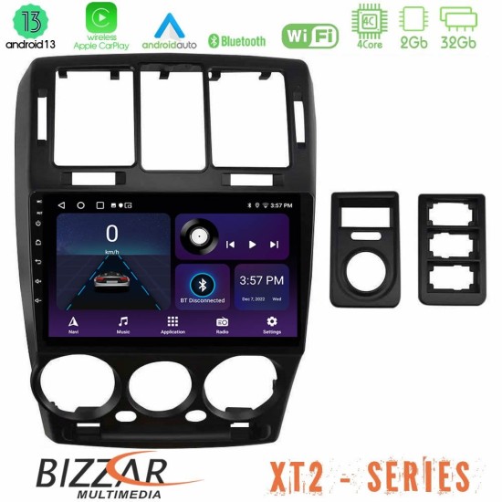 Bizzar XT2 Series 4Core Android13 2+32GB Hyundai Getz 2002-2009 Navigation Multimedia Tablet 9"