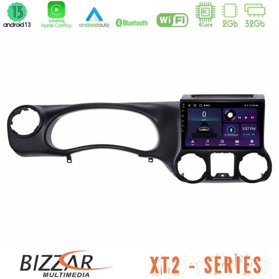 Bizzar XT2 Series 4Core Android13 2+32GB Jeep Wrangler 2011-2014 Navigation Multimedia Tablet 10"