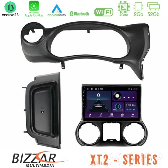 Bizzar XT2 Series 4Core Android13 2+32GB Jeep Wrangler 2014-2017 Navigation Multimedia Tablet 10"