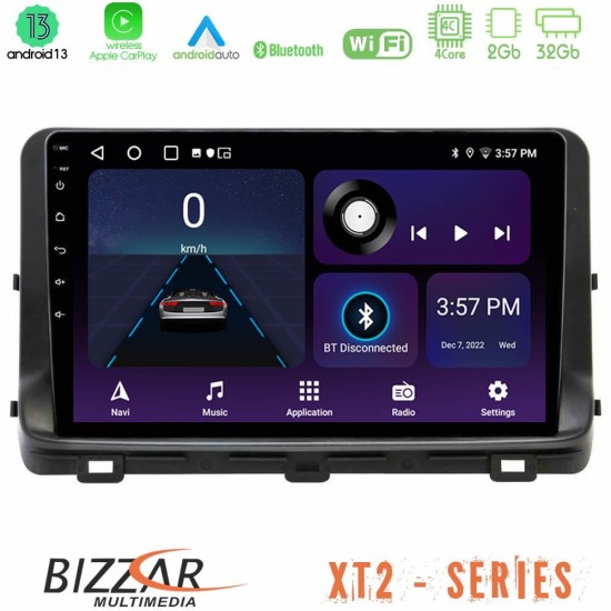 Bizzar XT2 Series 4Core Android13 2+32GB Kia Ceed 2018-2023 Navigation Multimedia Tablet 9"