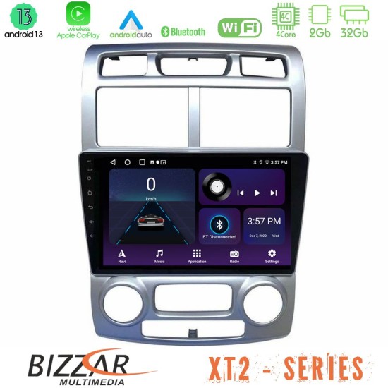 Bizzar XT2 Series 4Core Android13 2+32GB Kia Sportage 2005-2008 Navigation Multimedia Tablet 9"