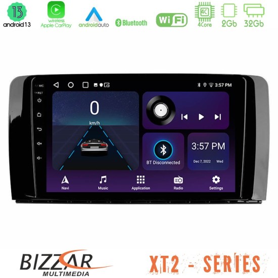 Bizzar XT2 Series 4Core Android13 2+32GB Mercedes R Class Navigation Multimedia Tablet 9"