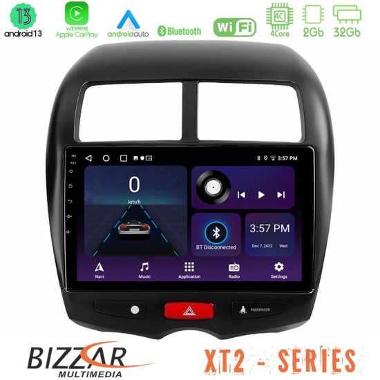 Bizzar XT2 Series 4Core Android13 2+32GB Mitsubishi ASX Navigation Multimedia Tablet 10"