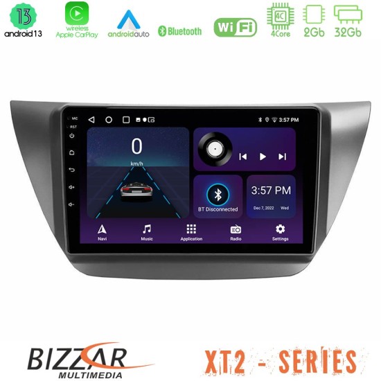 Bizzar XT2 Series 4Core Android13 2+32GB Mitsubishi Lancer 2004 – 2008 Navigation Multimedia Tablet 9"