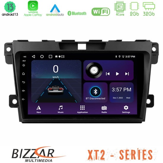 Bizzar XT2 Series 4Core Android13 2+32GB Mazda CX-7 2007-2011 Navigation Multimedia Tablet 9"