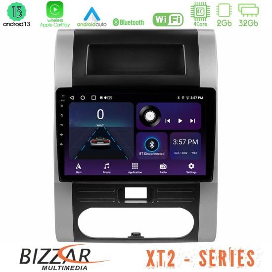 Bizzar XT2 Series 4Core Android13 2+32GB Nissan X-Trail T31 Navigation Multimedia Tablet 10"