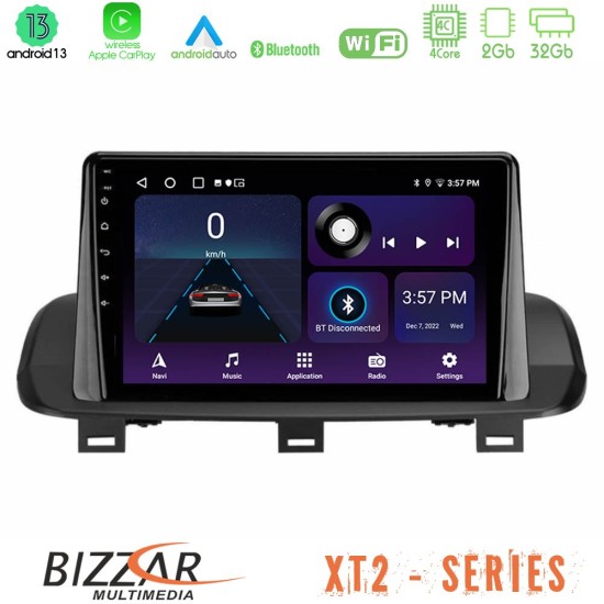 Bizzar XT2 Series 4Core Android13 2+32GB Nissan Qashqai J12 & X-Trail T33 Navigation Multimedia Tablet 10"