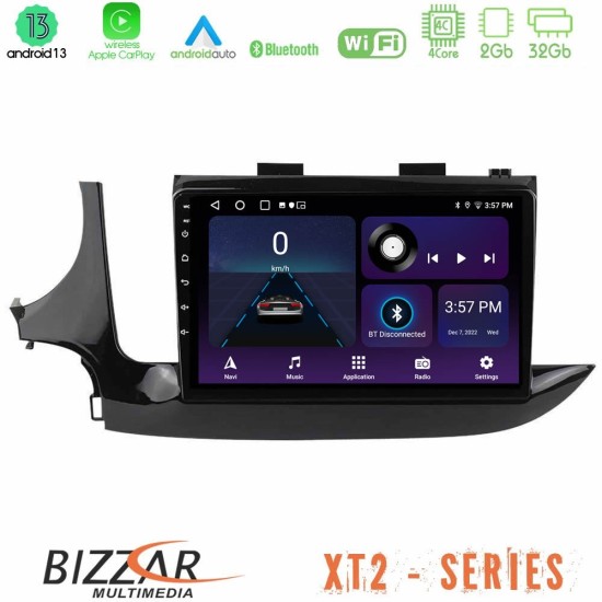 Bizzar XT2 Series 4Core Android13 2+32GB Opel Mokka 2016-2020 Navigation Multimedia Tablet 9"