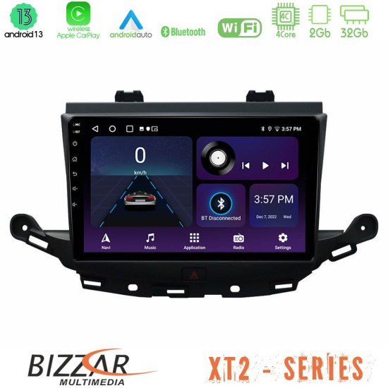 Bizzar XT2 Series 4Core Android13 2+32GB Opel Astra K 2015-2019 Navigation Multimedia Tablet 9"