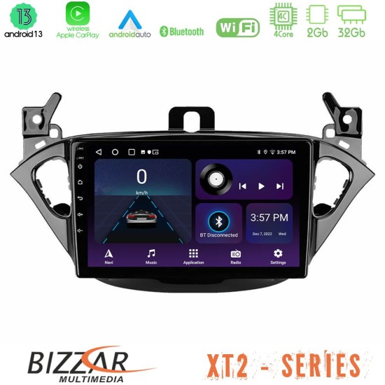 Bizzar XT2 Series 4Core Android13 2+32GB Opel Corsa E/Adam Navigation Multimedia Tablet 9"