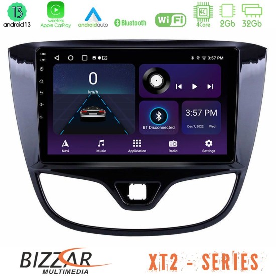 Bizzar XT2 Series 4Core Android13 2+32GB Opel Karl 2017-2019 Navigation Multimedia Tablet 9"