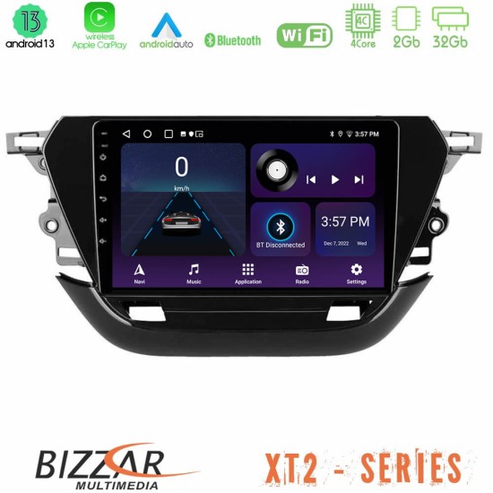 Bizzar XT2 Series 4Core Android13 2+32GB Opel Corsa F 2019-2023 Navigation Multimedia Tablet 9"