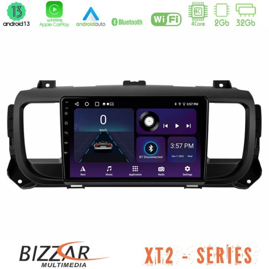 Bizzar XT2 Series 4Core Android13 2+32GB Citroen/Peugeot/Opel/Toyota Navigation Multimedia Tablet 9"