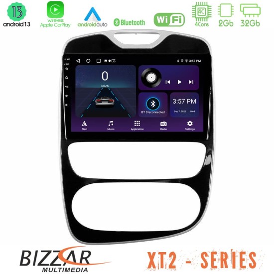 Bizzar XT2 Series 4Core Android13 2+32GB Renault Clio 2016-2019 Navigation Multimedia Tablet 10"