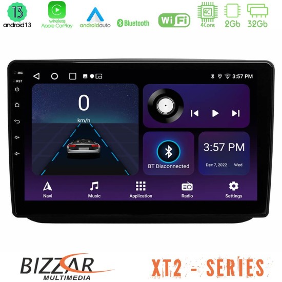 Bizzar XT2 Series 4Core Android13 2+32GB Skoda Fabia 2007-2014 Navigation Multimedia Tablet 10"