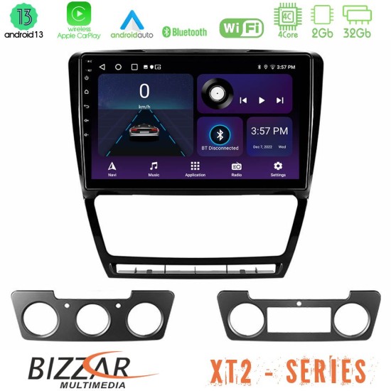 Bizzar XT2 Series 4Core Android13 2+32GB Skoda Octavia 5 Navigation Multimedia Tablet 10"