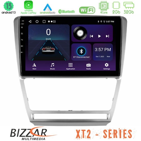 Bizzar XT2 Series 4Core Android13 2+32GB Skoda Octavia 5 Navigation Multimedia Tablet 10"