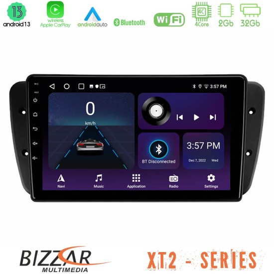 Bizzar XT2 Series 4Core Android13 2+32GB Seat Ibiza 2008-2012 Navigation Multimedia Tablet 9"