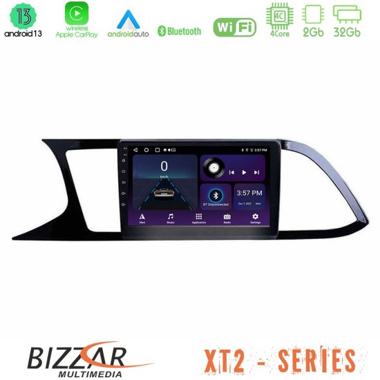 Bizzar XT2 Series 4Core Android13 2+32GB Seat Leon 2013 – 2019 Navigation Multimedia Tablet 9"