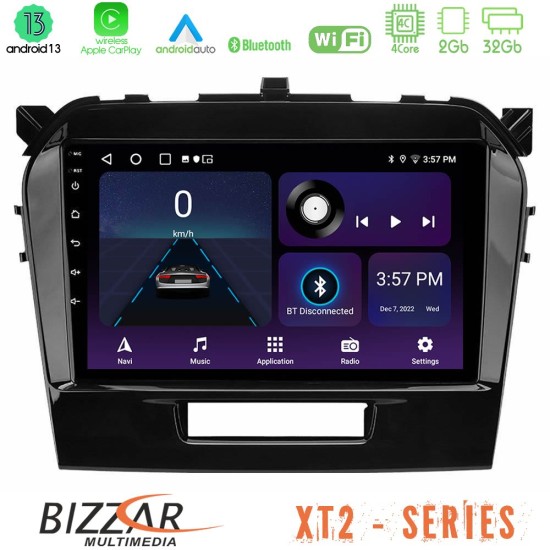 Bizzar XT2 Series 4Core Android13 2+32GB Suzuki Vitara 2015-2021 Navigation Multimedia Tablet 9"