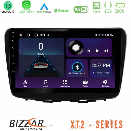 Bizzar XT2 Series 4Core Android13 2+32GB Suzuki Baleno 2016-2021 Navigation Multimedia Tablet 9"