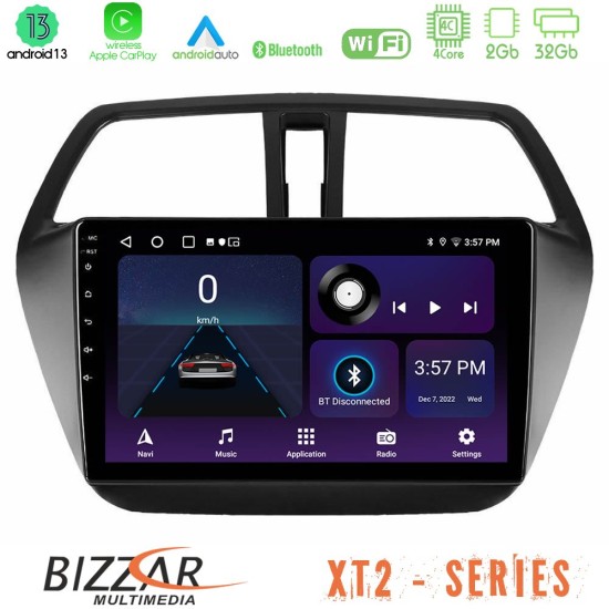 Bizzar XT2 Series 4Core Android13 2+32GB Suzuki SX4 S-Cross Navigation Multimedia Tablet 9"