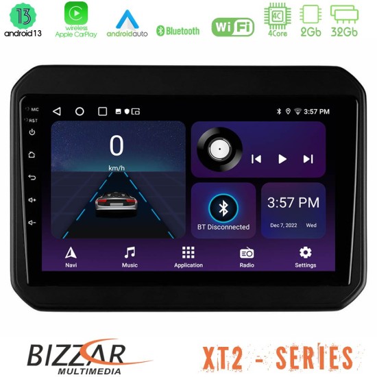 Bizzar XT2 Series 4Core Android13 2+32GB Suzuki Ignis Navigation Multimedia Tablet 9"