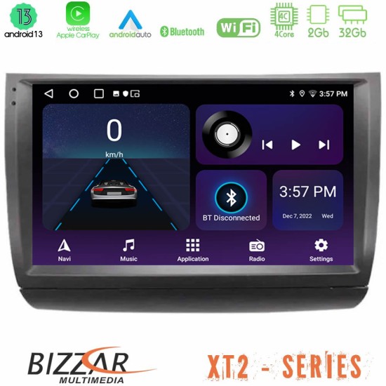 Bizzar XT2 Series 4Core Android13 2+32GB Toyota Prius 2004-2009 Navigation Multimedia Tablet 9"