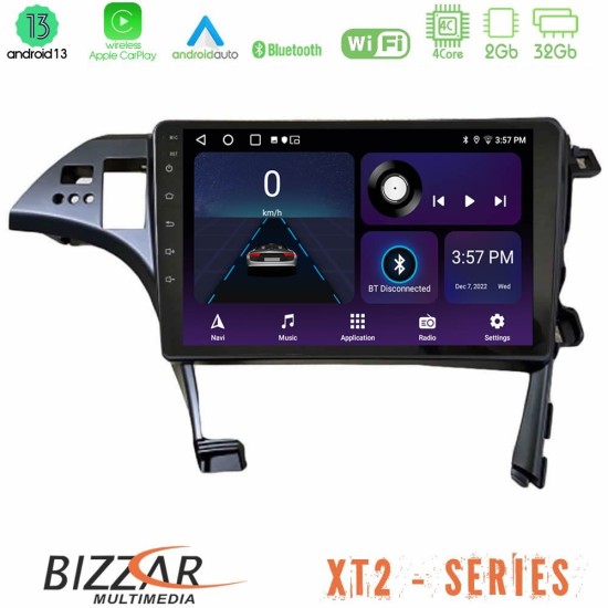 Bizzar XT2 Series 4Core Android13 2+32GB Toyota Prius 2010-2015 Navigation Multimedia Tablet 10"