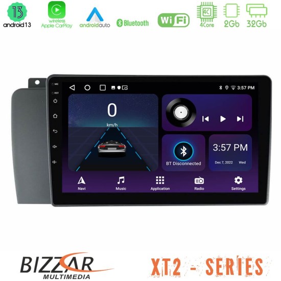 Bizzar XT2 Series 4Core Android13 2+32GB Volvo S60 2004-2009 Navigation Multimedia Tablet 9"