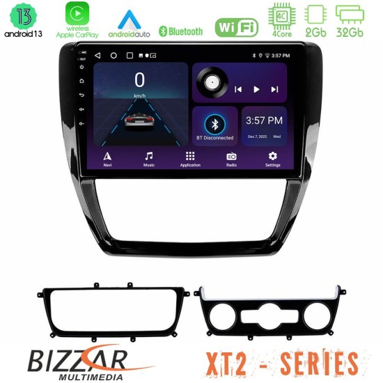 Bizzar XT2 Series 4Core Android13 2+32GB VW Jetta Navigation Multimedia Tablet 10"