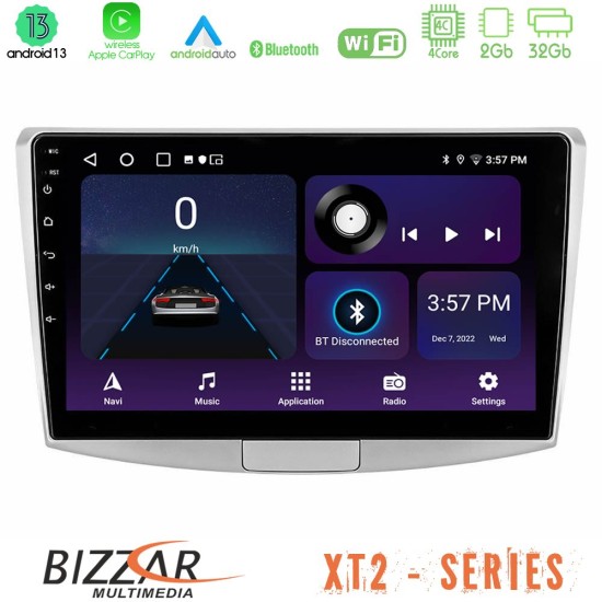 Bizzar XT2 Series 4Core Android13 2+32GB VW Passat Navigation Multimedia Tablet 10"