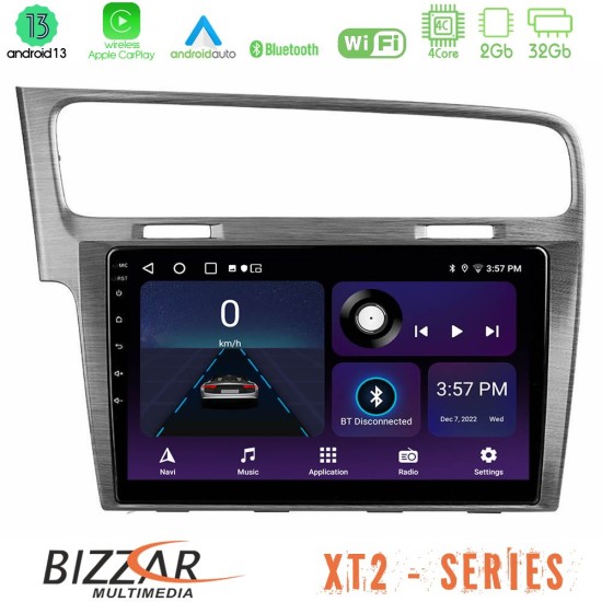 Bizzar XT2 Series 4Core Android13 2+32GB VW GOLF 7 Navigation Multimedia Tablet 10"