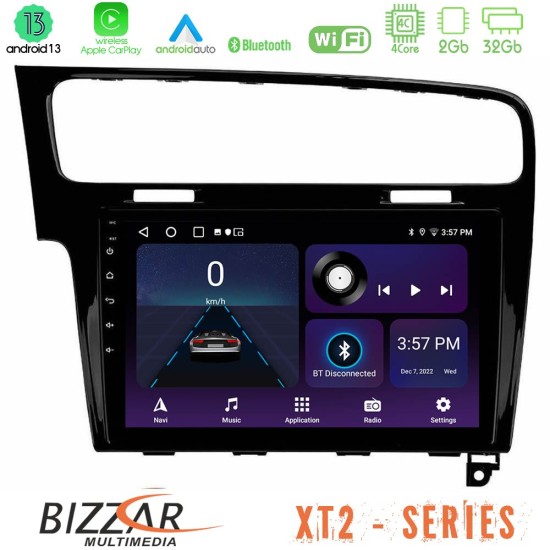 Bizzar XT2 Series 4Core Android13 2+32GB VW GOLF 7 Navigation Multimedia Tablet 10"