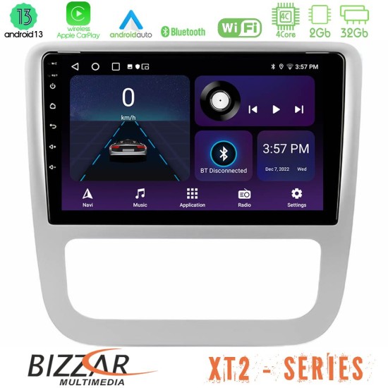 Bizzar XT2 Series 4Core Android13 2+32GB VW Scirocco 2008-2014 Navigation Multimedia Tablet 9"