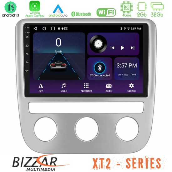 Bizzar XT2 Series 4Core Android13 2+32GB VW Scirocco 2008-2014 Navigation Multimedia Tablet 9"