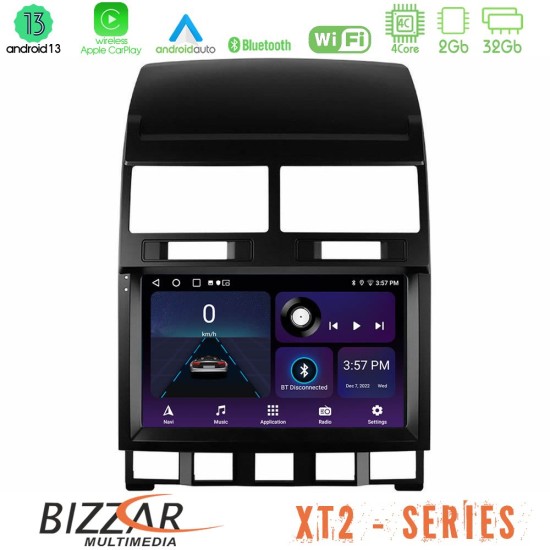 Bizzar XT2 Series 4Core Android13 2+32GB VW Touareg 2002 – 2010 Navigation Multimedia Tablet 9"