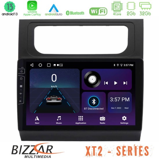 Bizzar XT2 Series 4Core Android13 2+32GB VW Touran 2011-2015 Navigation Multimedia Tablet 10"