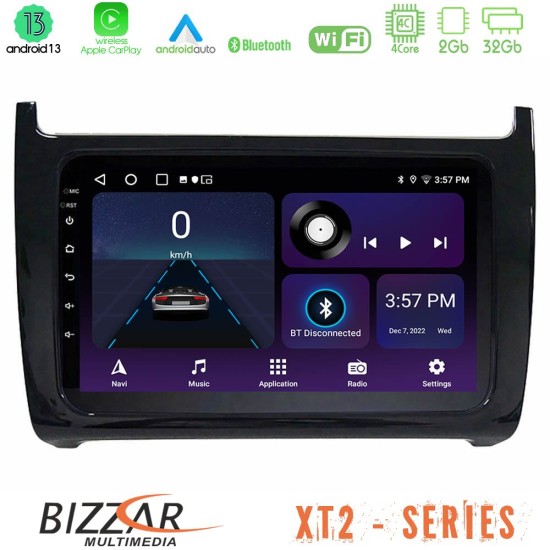 Bizzar XT2 Series 4Core Android13 2+32GB Vw Polo Navigation Multimedia Tablet 9"