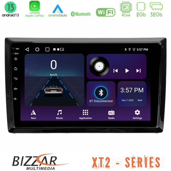 Bizzar XT2 Series 4Core Android13 2+32GB VW Beetle Navigation Multimedia Tablet 9"