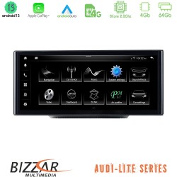 Bizzar Lite Series Audi A4/A5 (B9) 2016-> Android13 8Core (4+64GB) Navigation Multimedia 10.25" HD