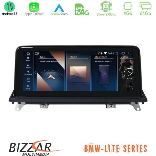 Bizzar Lite Series BMW X5 & X6 2010-2013 (CIC) Android13 8Core (4+64GB) Navigation Multimedia 10.25" HD Bizzar Lite Series BMW X5 & X6 2010-2013 (CIC) Android13 8Core (4+64GB) Navigation Multimedia 10.25" HD