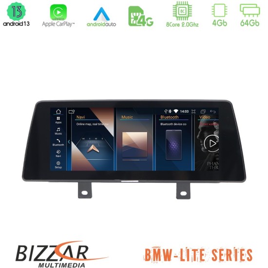 Bizzar Lite Series BMW 1series F20/F22 Android13 8Core (4+64GB) Navigation Multimedia 10.25″HD