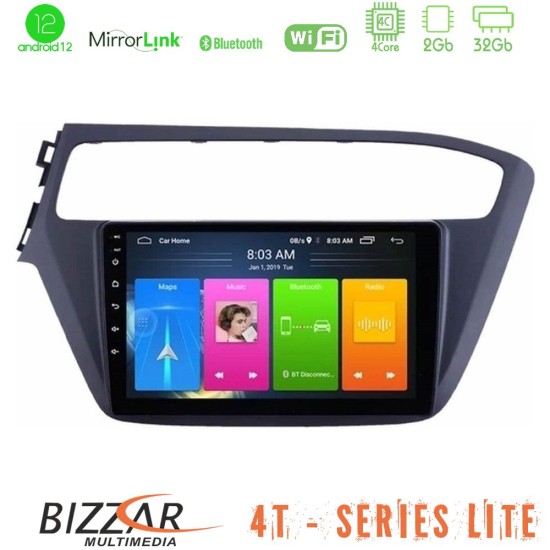 Bizzar 4T Series Hyundai i20 2018-2020 4Core Android13 2+32GB Navigation Multimedia Tablet 9"