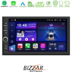 Bizzar 2DIN Deck 8core Android13 2+32GB Navigation Multimedia Deckless 7" με Carplay/AndroidAuto Bizzar 2DIN Deck 8core Android13 2+32GB Navigation Multimedia Deckless 7" με Carplay/AndroidAuto