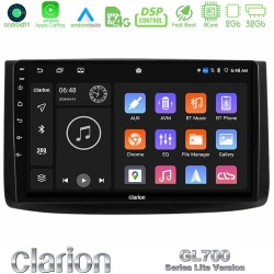 Clarion GL700 Lite Series 8Core Android11 2+32GB Chevrolet Aveo 2006-2010 Navigation Multimedia Tablet 9" Με Carplay & Android Auto