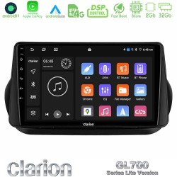 Clarion GL700 Lite Series 8Core Android11 2+32GB Fiat Fiorino/Citroen Nemo/Peugeot Bipper Navigation Multimedia Tablet 10" Με Carplay & Android Auto
