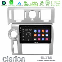 Clarion GL700 Lite Series 8Core Android11 2+32GB Hummer H2 2008-2009 Navigation Multimedia Tablet 9" Με Carplay & Android Auto