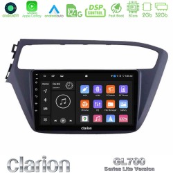Clarion GL700 Lite Series 8Core Android11 2+32GB Hyundai i20 2018-2020 Navigation Multimedia Tablet 9" Με Carplay & Android Auto