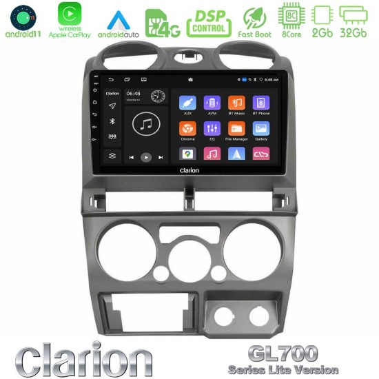 Clarion GL700 Lite Series 8Core Android11 2+32GB Isuzu D-Max 2007-2011 Navigation Multimedia Tablet 9" Με Carplay & Android Auto Clarion GL700 Lite Series 8Core Android11 2+32GB Isuzu D-Max 2007-2011 Navigation Multimedia Tablet 9" Με Carplay & Android Auto